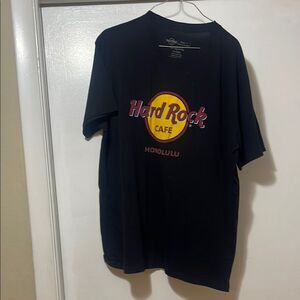 Hard Rock Cafe Honolulu Black Short Sleeve Tee extra large